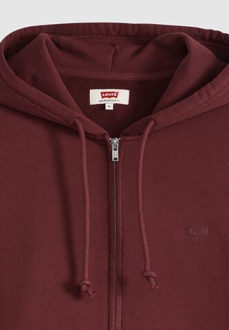 LEVI'S ® Sweatjacke 'The Original HM' in Rot