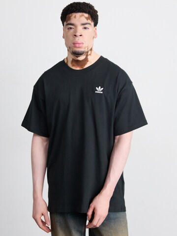 ADIDAS ORIGINALS Paita 'Trefoil Essentials' värissä musta: etupuoli
