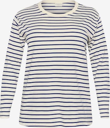 T-shirt 'KC Winni' KAFFE CURVE en blanc : devant