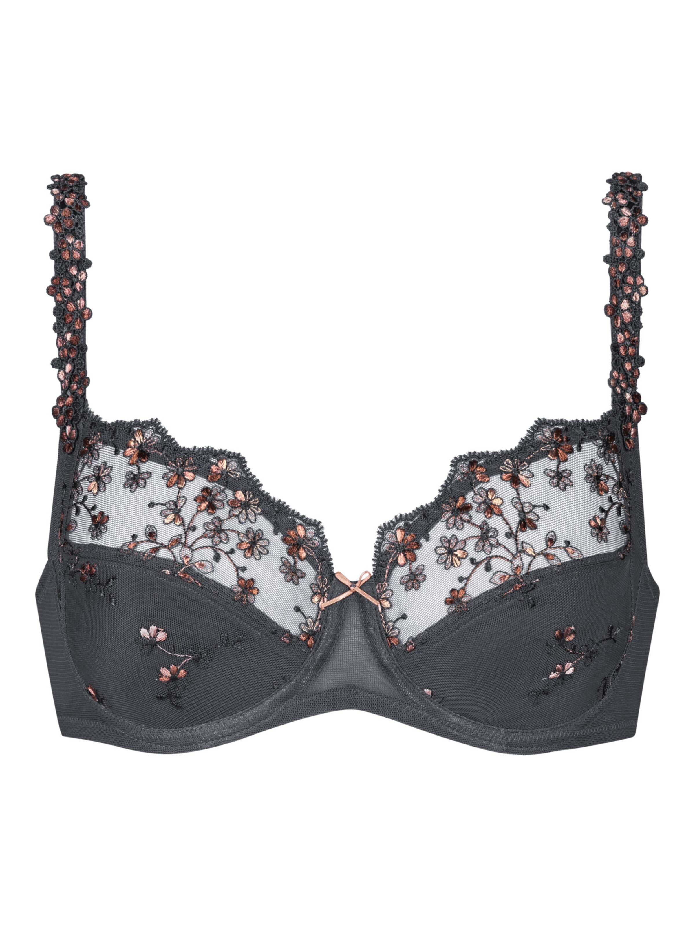 Mey T-shirt BH 'Delightful' in Grijs: voorkant