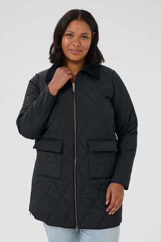 KAFFE CURVE Between-season jacket 'Nelli' in Black: front