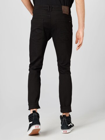 Coupe slim Jean 'Seaham' Petrol Industries en noir