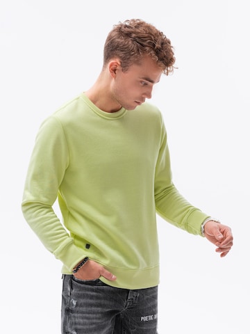 Sweat-shirt 'B978' Ombre en vert : devant