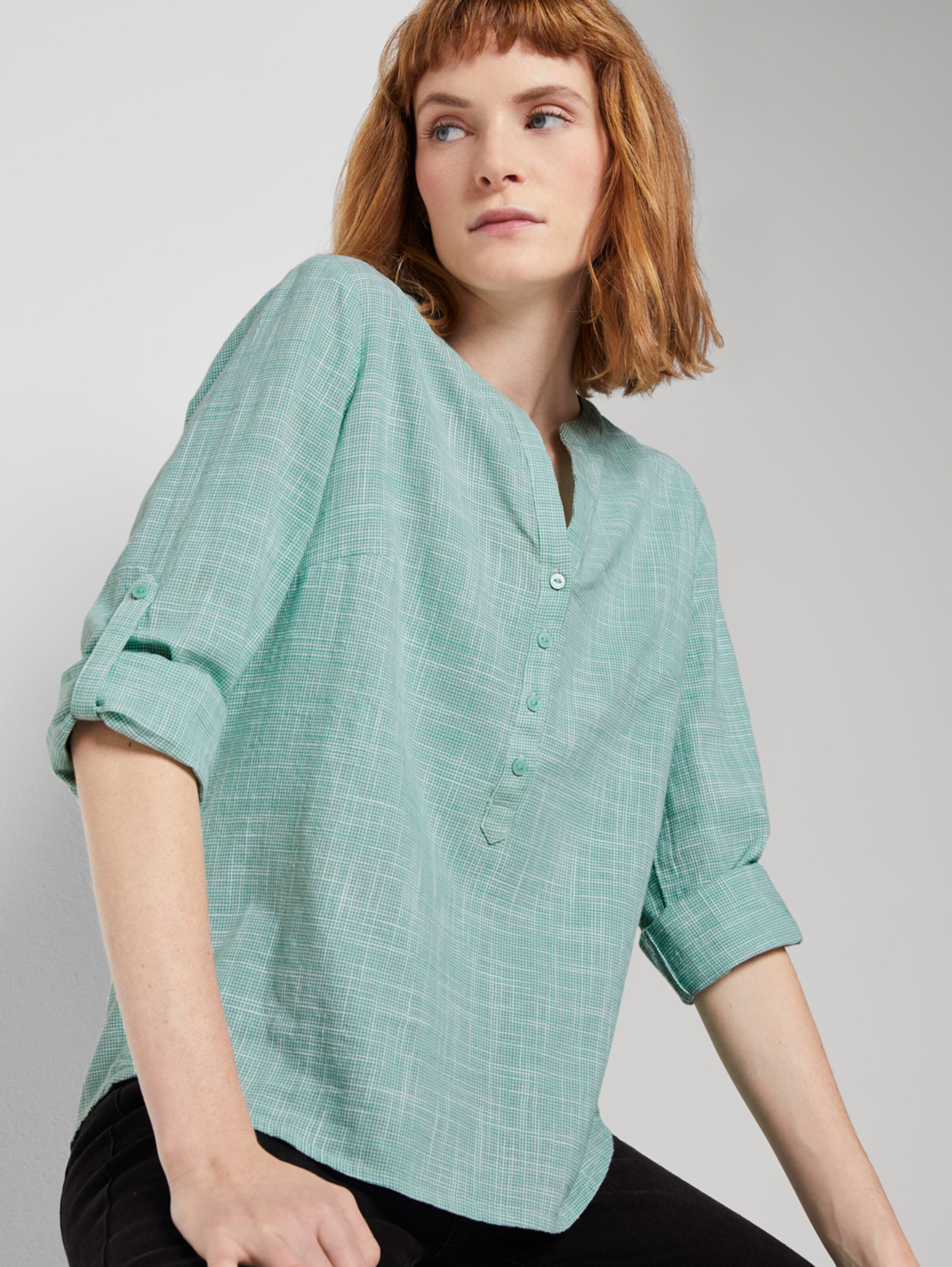 Frauen Große Größen TOM TAILOR Bluse in Mint - PX31987 Frauen Große Größen TOM TAILOR Bluse in Mint - PX31987