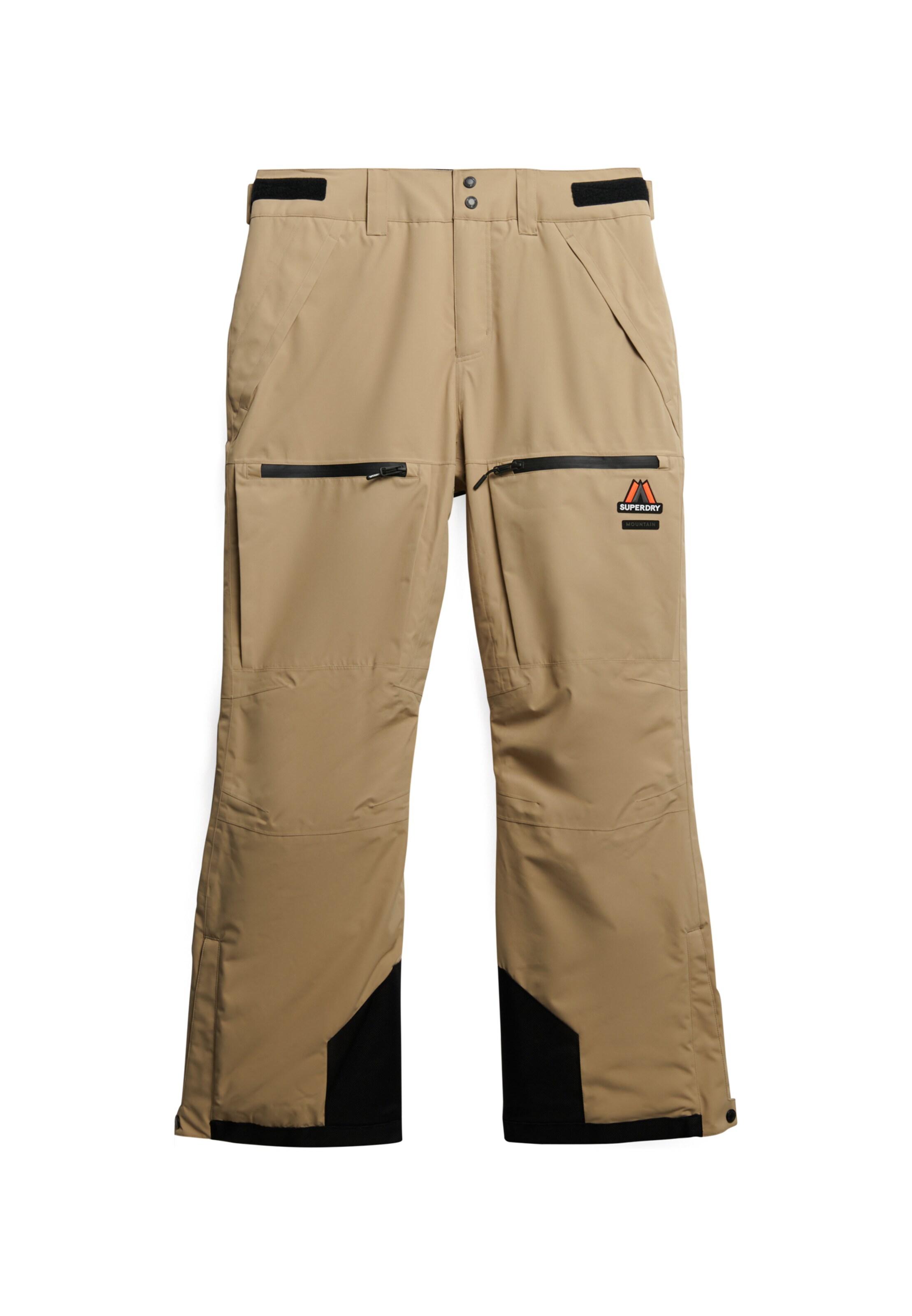 Superdry Regular Functionele broek in Bruin: voorkant