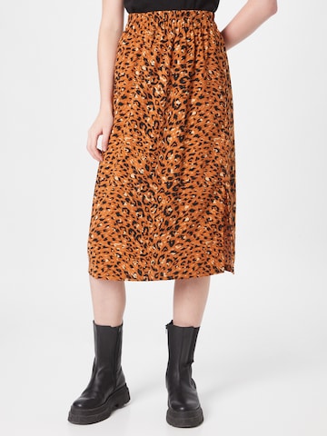 Another Label Skirt 'Demi' in Brown: front