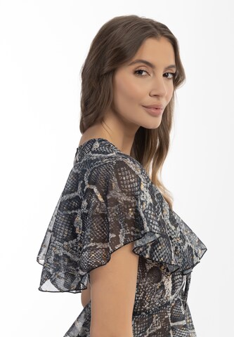 faina Blouse in Zwart