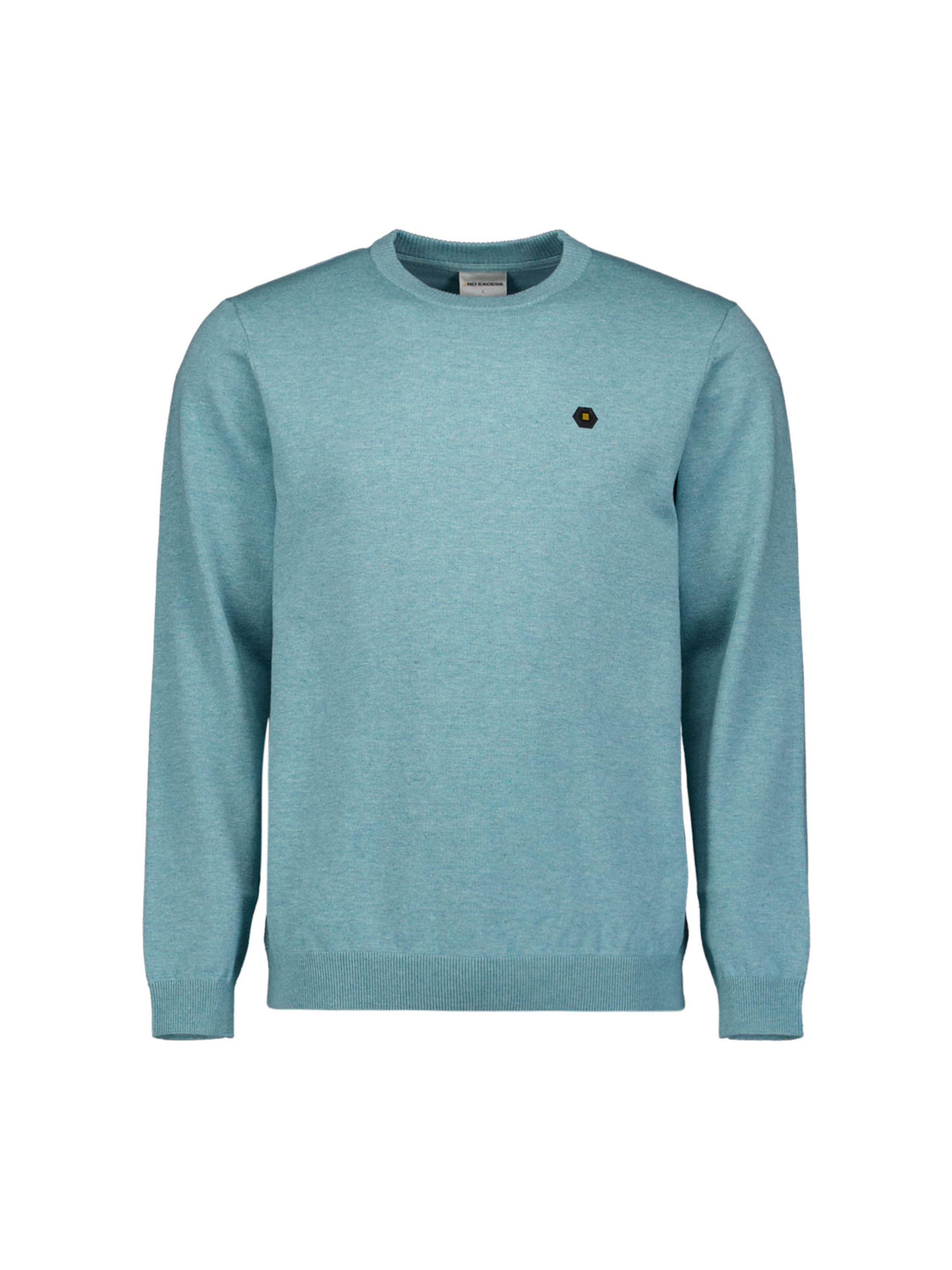 No Excess Sweater in Blue: front