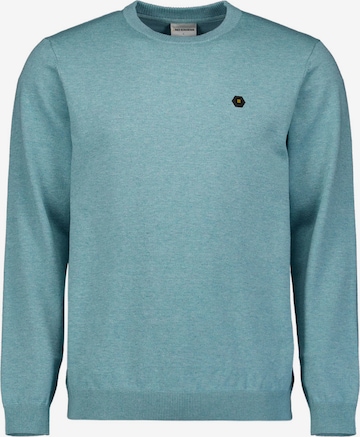 No Excess Sweater in Blue: front