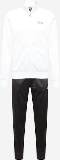 EA7 Emporio Armani Jogging komplet u crna / bijela, Pregled proizvoda