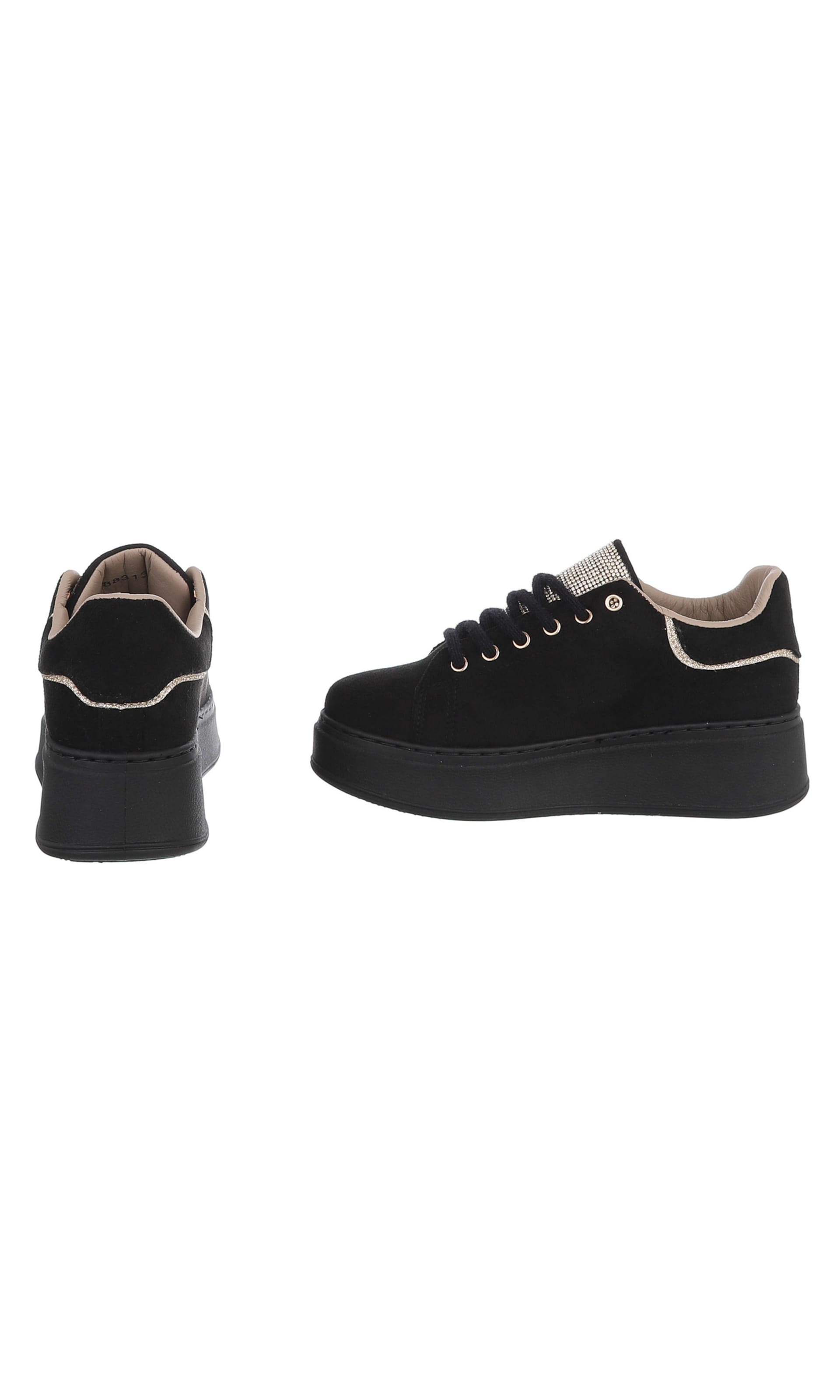 Ital-Design Sneaker in Schwarz