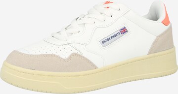 Sneaker bassa di BRITISH KNIGHTS in bianco: frontale