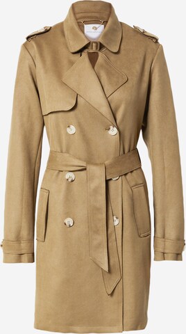RINO & PELLE Between-Seasons Coat in Brown: front