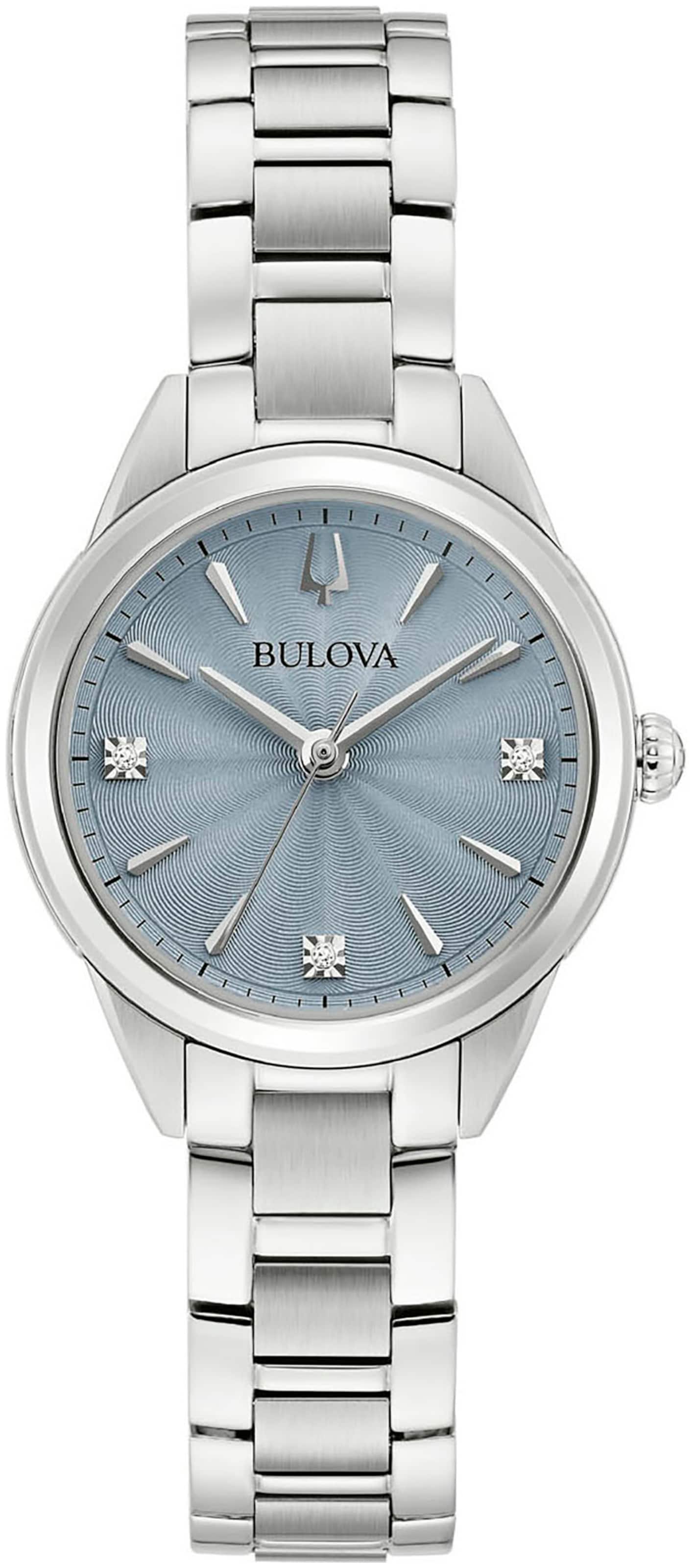 Bulova Uhr in Silber: Vorderseite