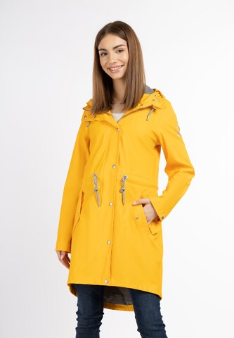 MYMO Toiminnallinen pitkä takki värissä keltainen: edessä