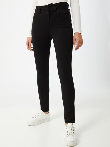 Skinny Pantaloni di DKNY in nero: frontale