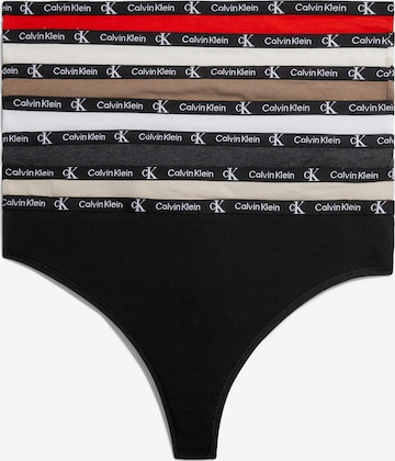 Calvin Klein Underwear String bugyik - bézs: elől