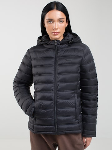 BIG STAR Winter Jacket 'Azeala23' in Black: front