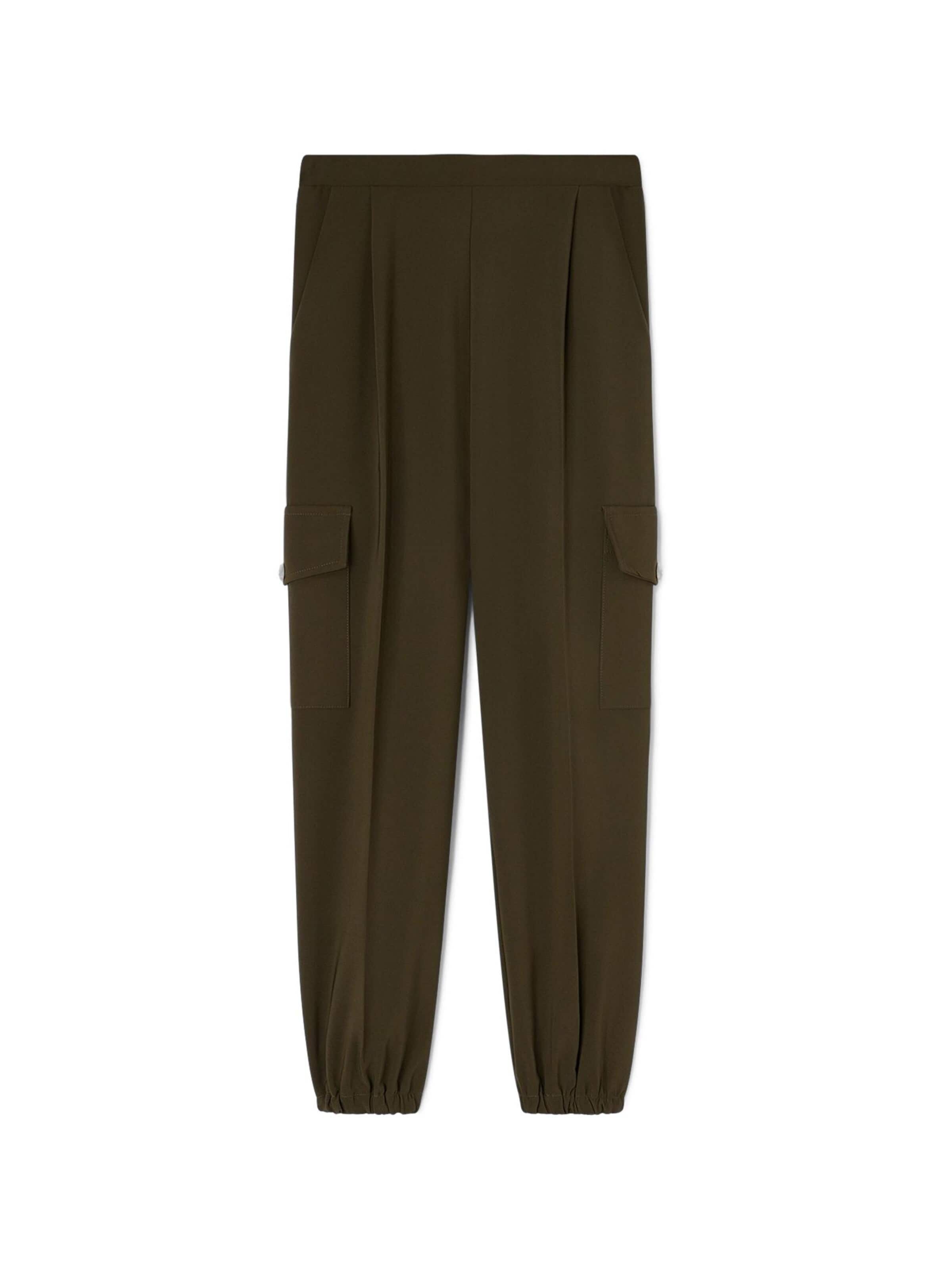 MOTIVI - Pantalón cargo en verde: frente