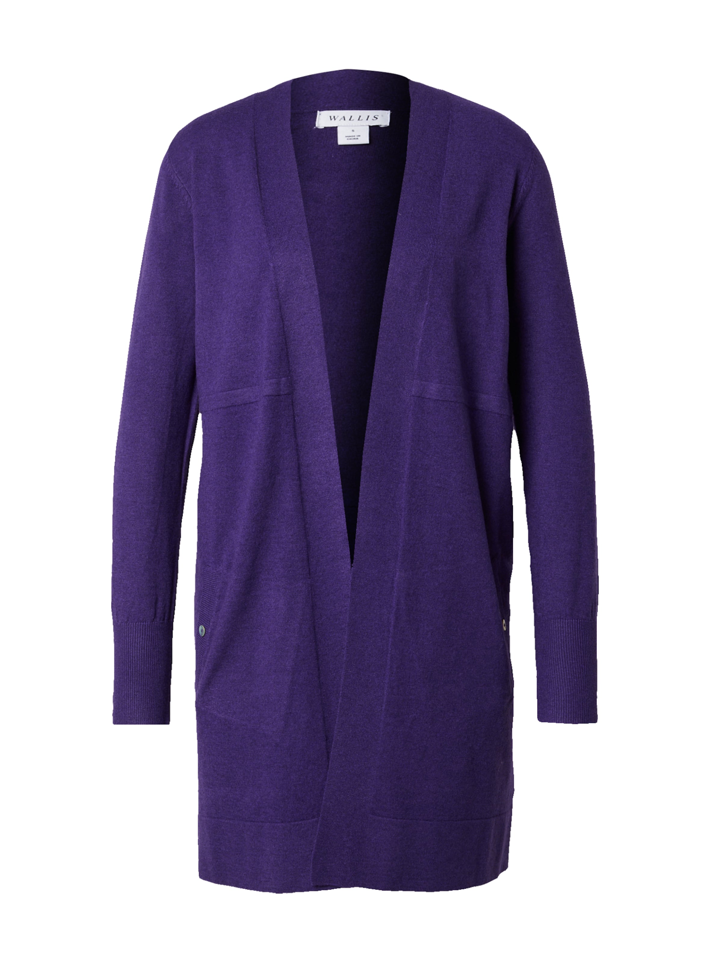 Cardigan Wallis en violet : devant