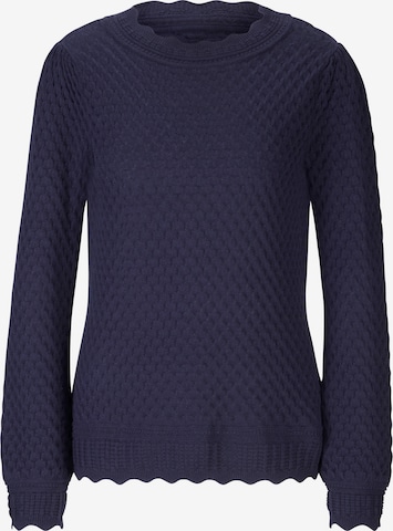 Pull-over heine en bleu : devant