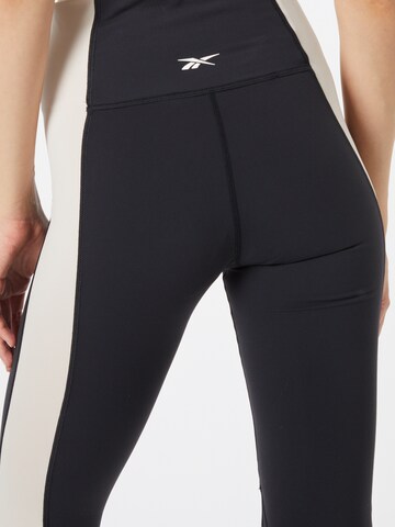 Reebok Skinny Workout Pants in Black