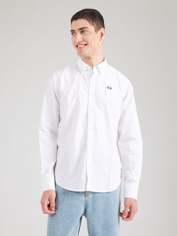 La Martina Regular Fit Hemd in Weiß: Vorderseite