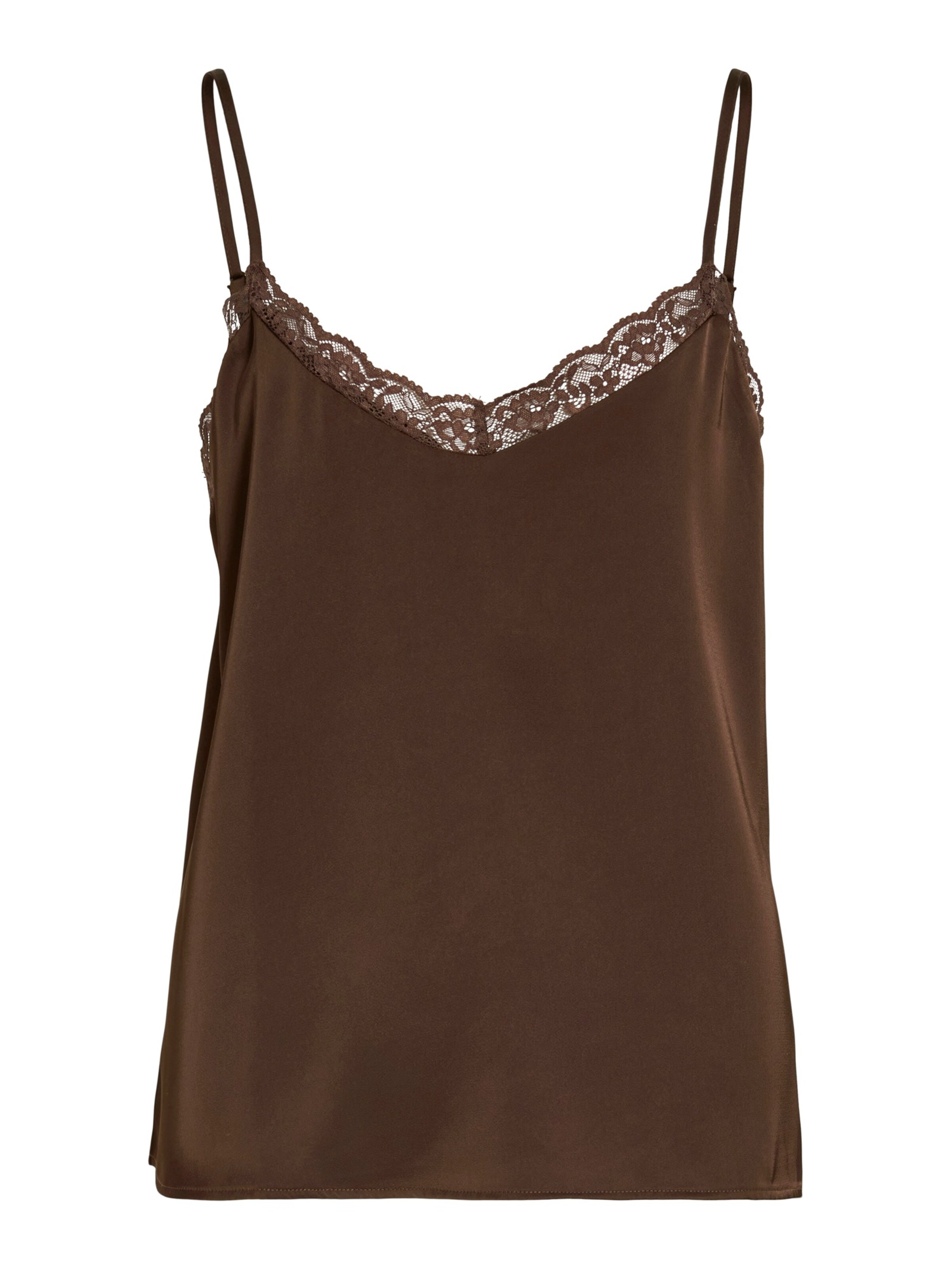 VILA Top 'VIENNA RAVENNA' in Brown: front