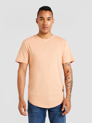 Only & Sons Regular Fit T-Shirt 'Matt' in Orange: Vorderseite