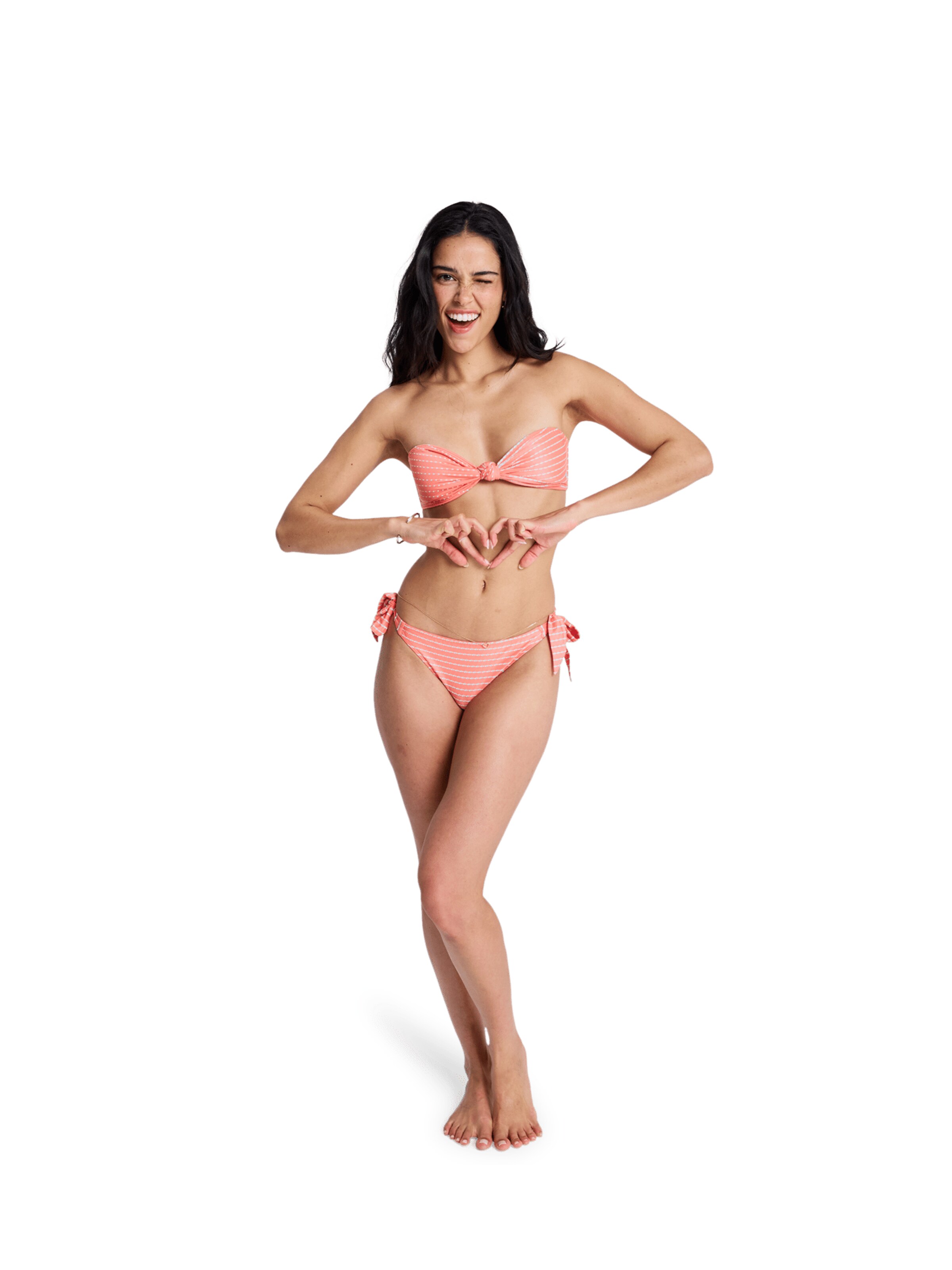 ROXY Bandeau Bikini Top in Pink