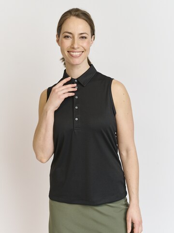 Backtee Top 'Ladies Performance top' in Zwart: voorkant