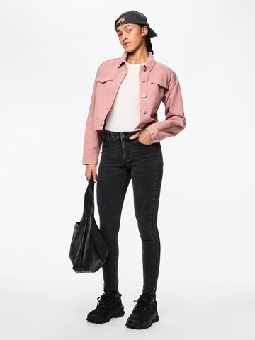 PIECES Skinny Jeans 'PCDANA' in Grey