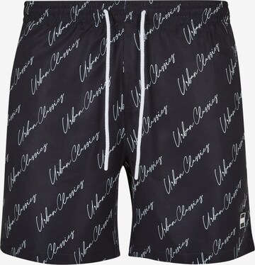 Shorts de bain Urban Classics en noir : devant