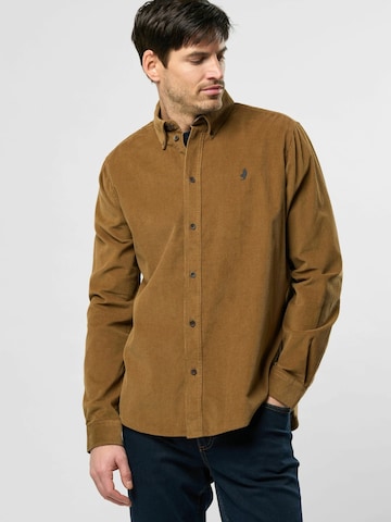 MCS Hemd 'James' in Braun: Vorderseite