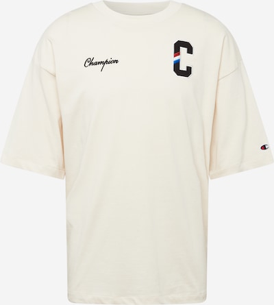 Champion Authentic Athletic Apparel T-Shirt en jaune pastel / rouge / noir, Vue avec produit