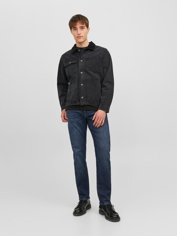 JACK & JONES Slimfit Džíny 'Clark Evan' – modrá