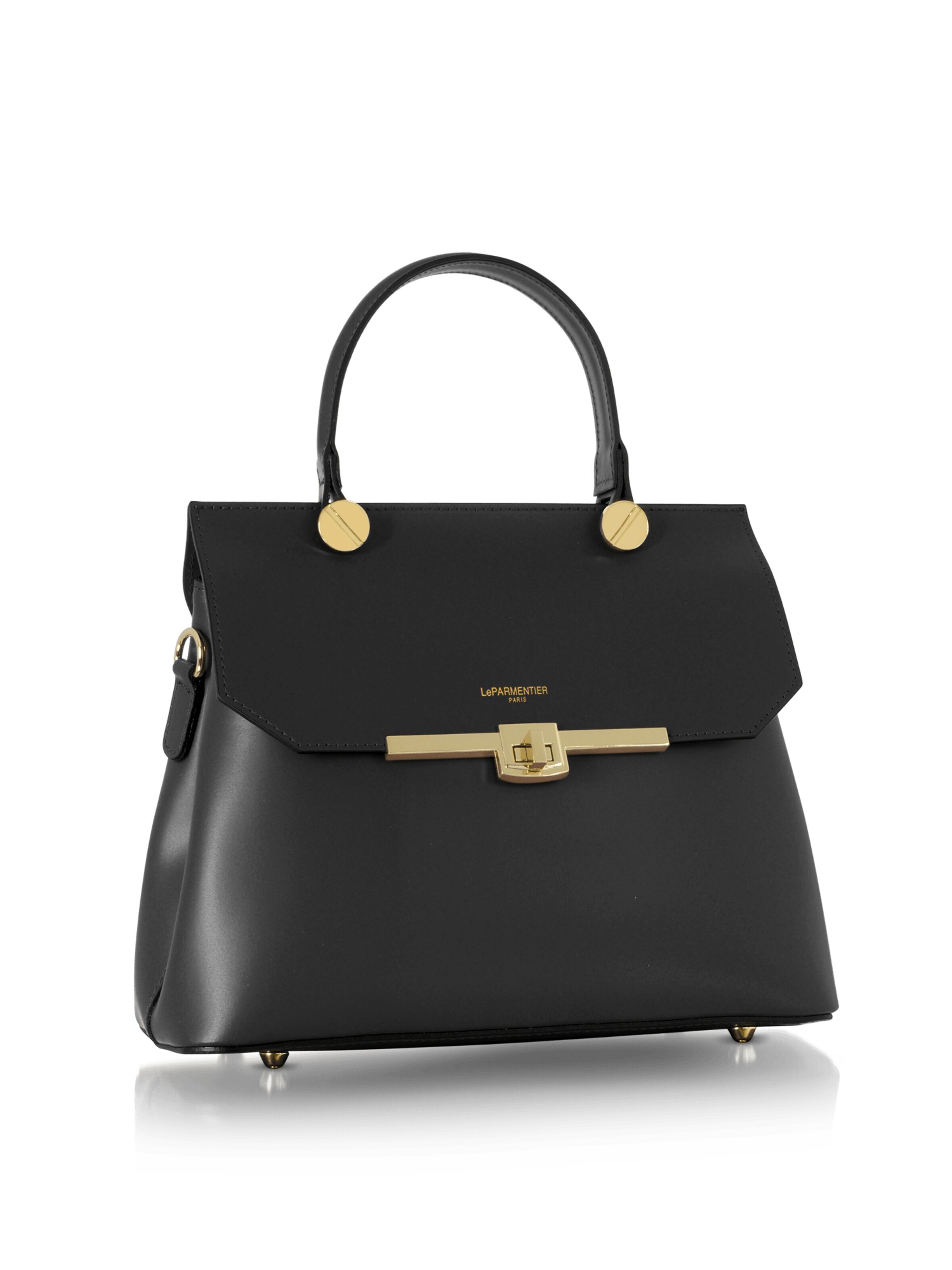 LeParmentier Handtasche 'Atlanta'‌‌‌ in Schwarz: Vorderseite