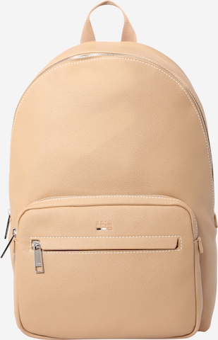 BOSS Backpack 'Ray' in Beige: front