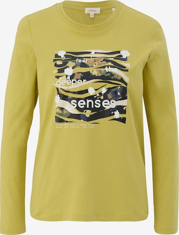 T-shirt s.Oliver en jaune : devant