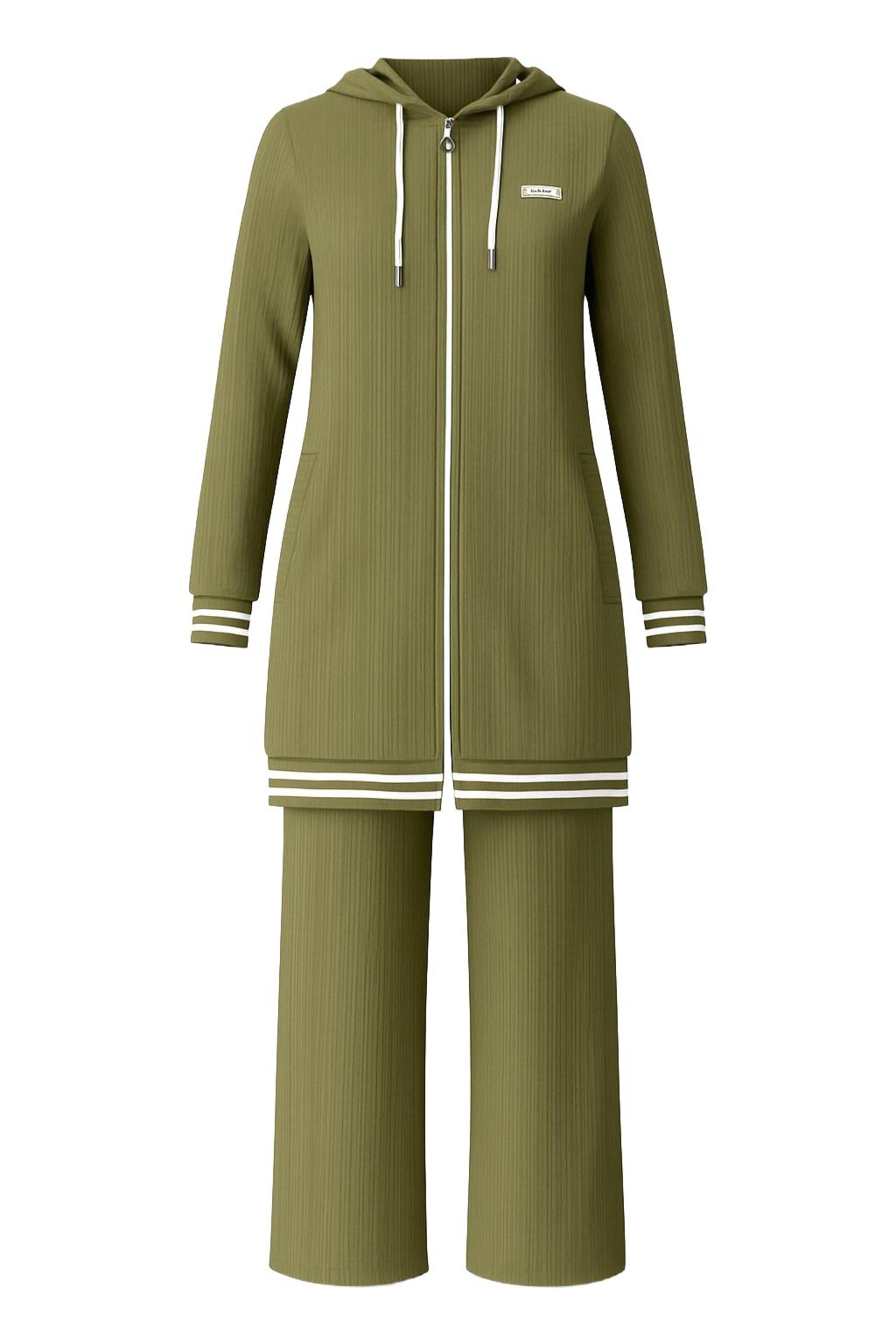 MODAMIHRAM Broekpak in Groen: voorkant