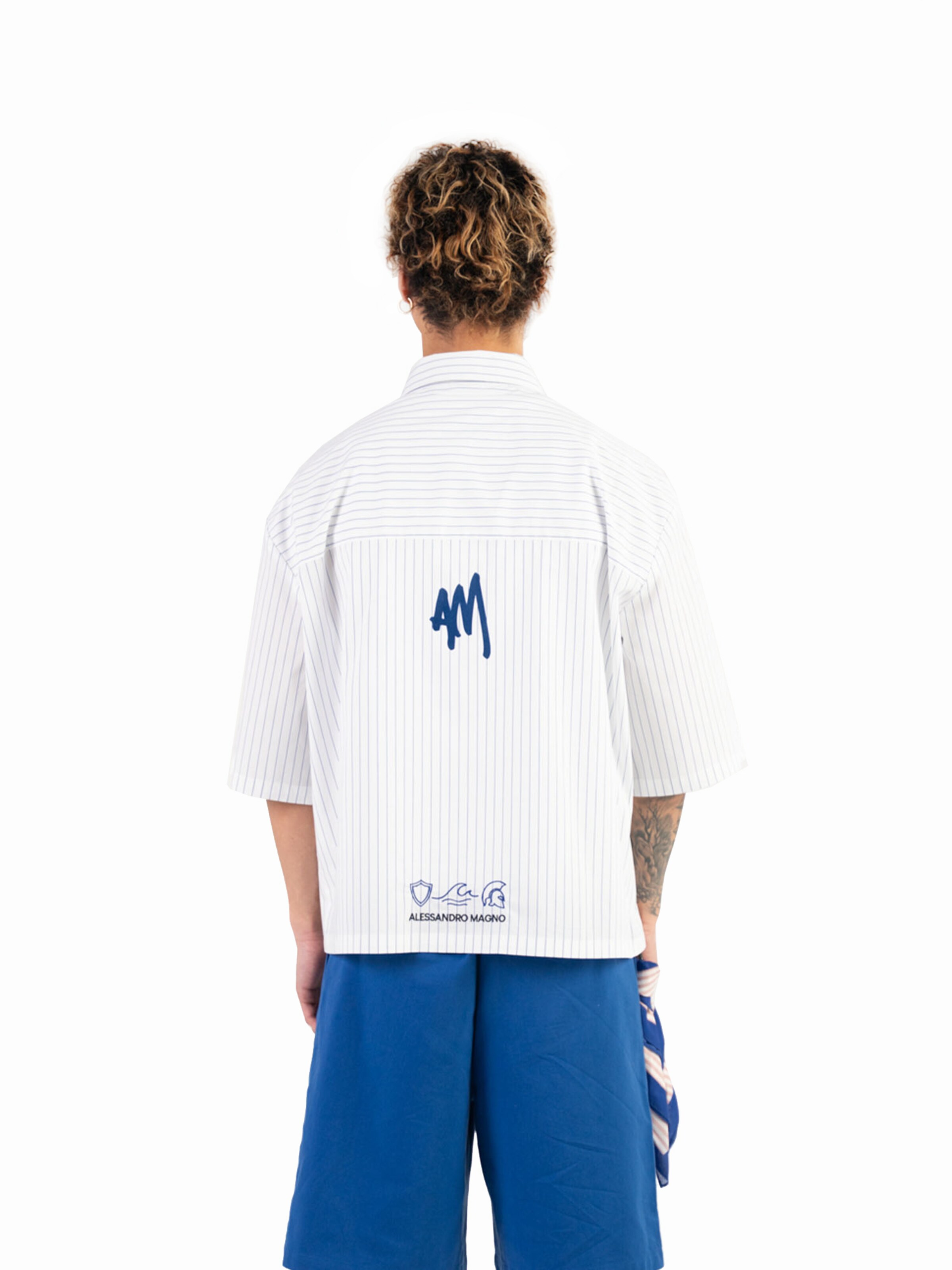 Alessandro Magno Regular Fit Hemd‌‌‌‌‌‌‌‌‌‌ in Weiß