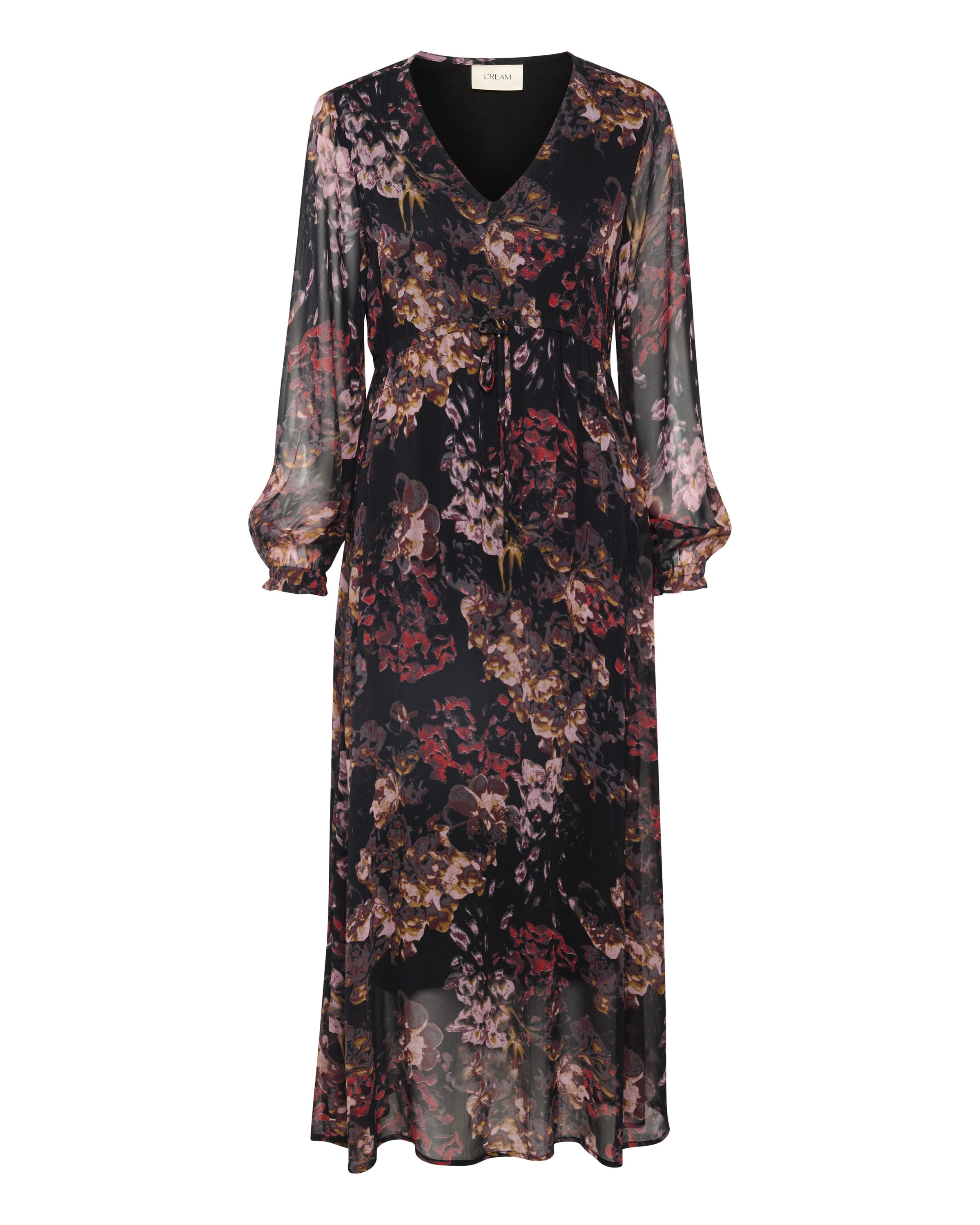 Cream Vestido en mezcla de colores / eosin, Vista del producto