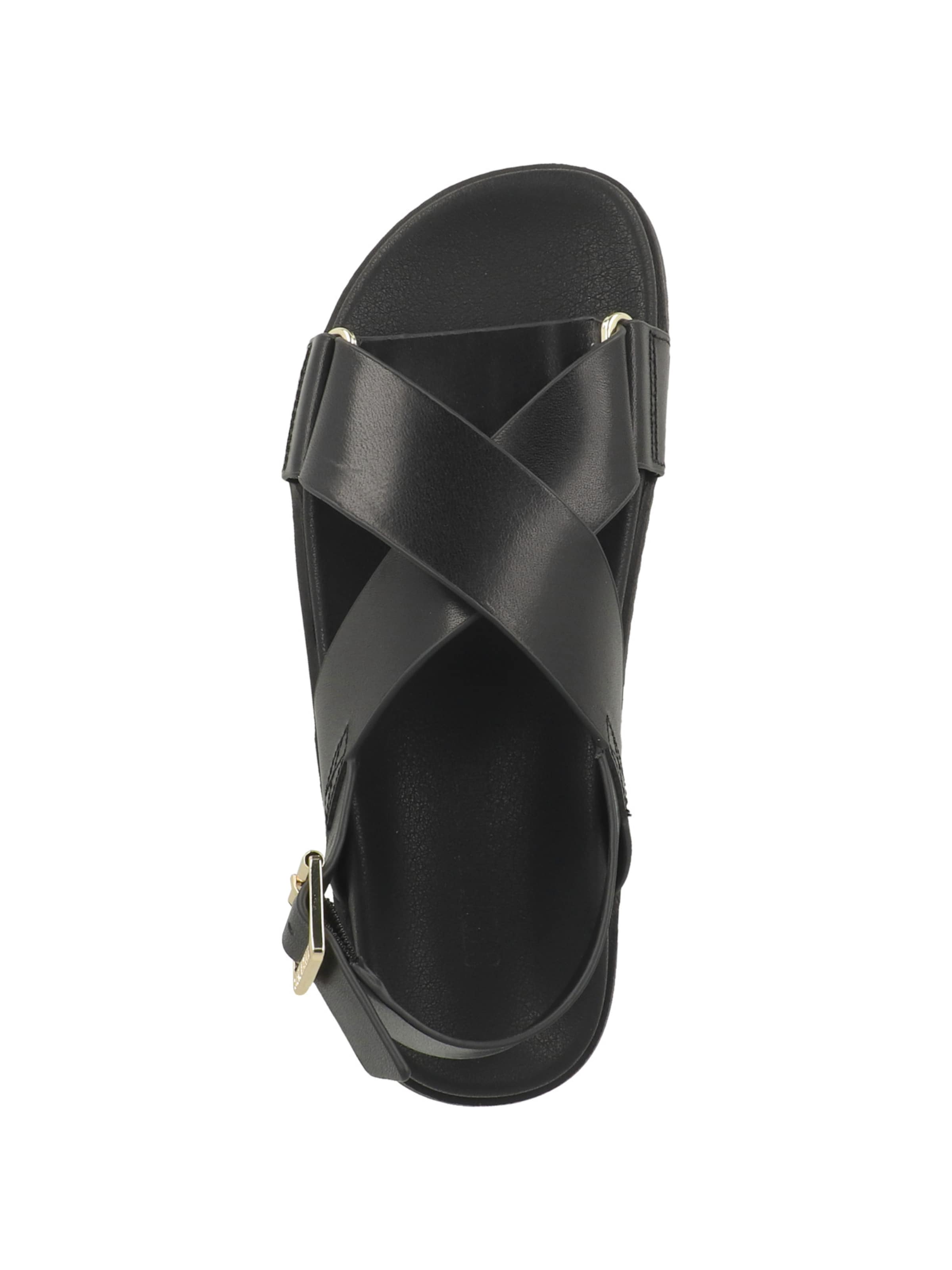 STEVE MADDEN Sandalen met riem 'Myth' in Zwart