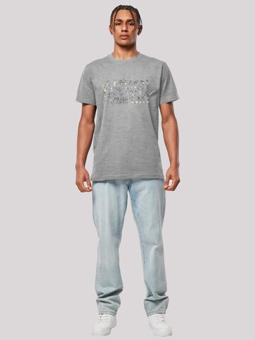 F4NT4STIC Shirt 'Tom und Jerry Cartoon Dept Jerry' in Grey