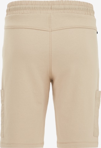 WE Fashion Slimfit Broek in Beige