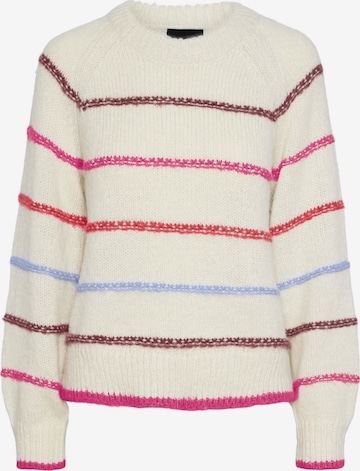 Pull-over 'NEILIA' PIECES en beige : devant