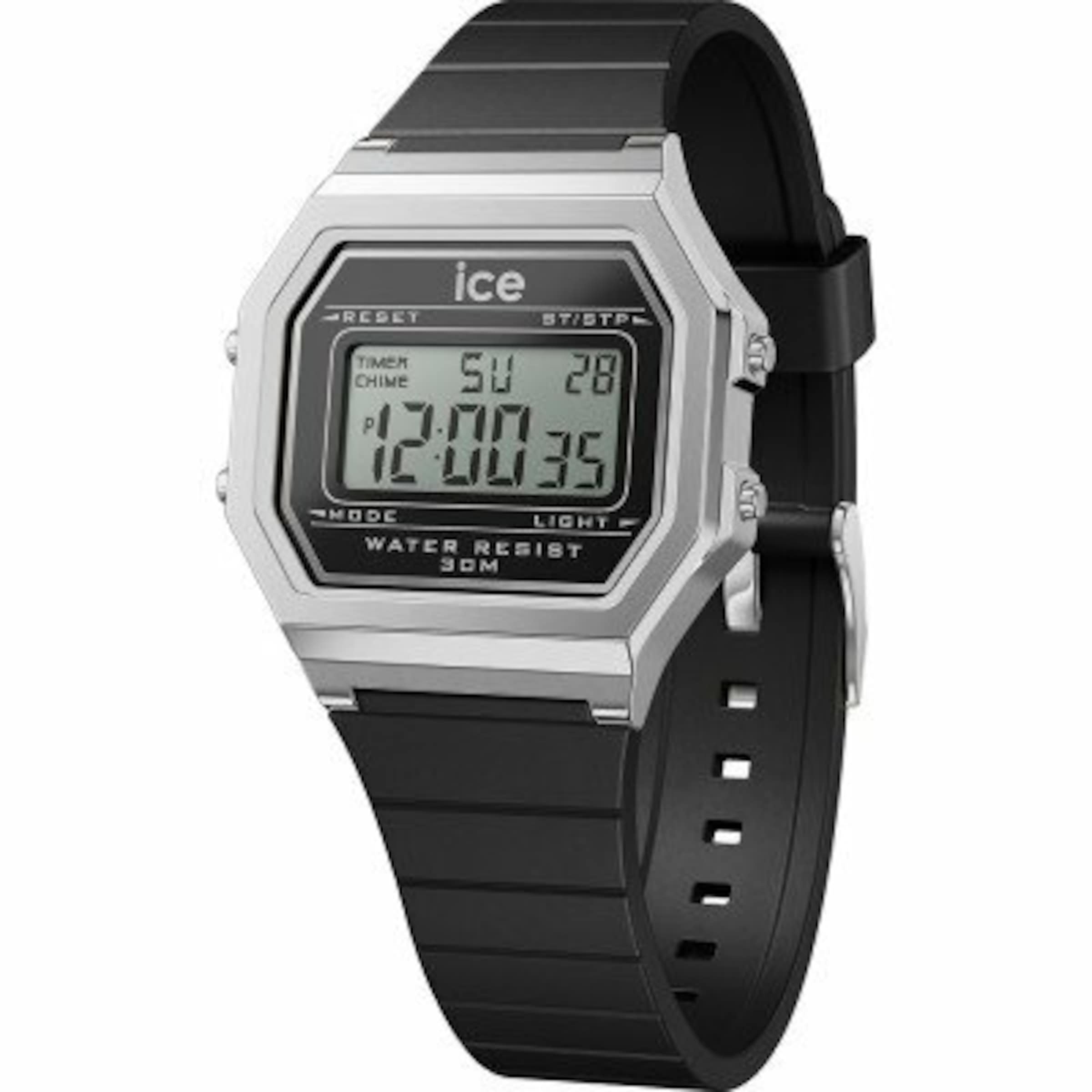 ICE WATCH Digitaal horloge in Zwart: voorkant