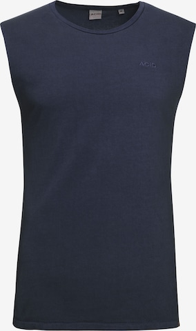 ACID T-shirt 'Dye' i blå: framsida