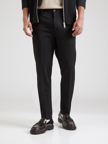 SCOTCH & SODA Конический (Tapered) Плиссированные брюки в Черный: спереди