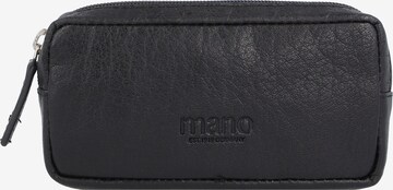 mano Key Ring in Black: front